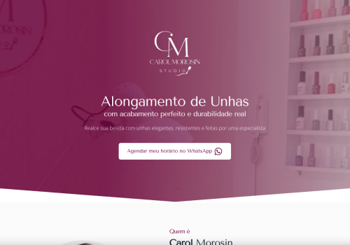 landing page carol morosin